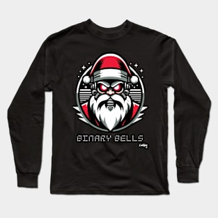 Byte Nite Santa - A Xmas December Binary Claus Long Sleeve T-Shirt